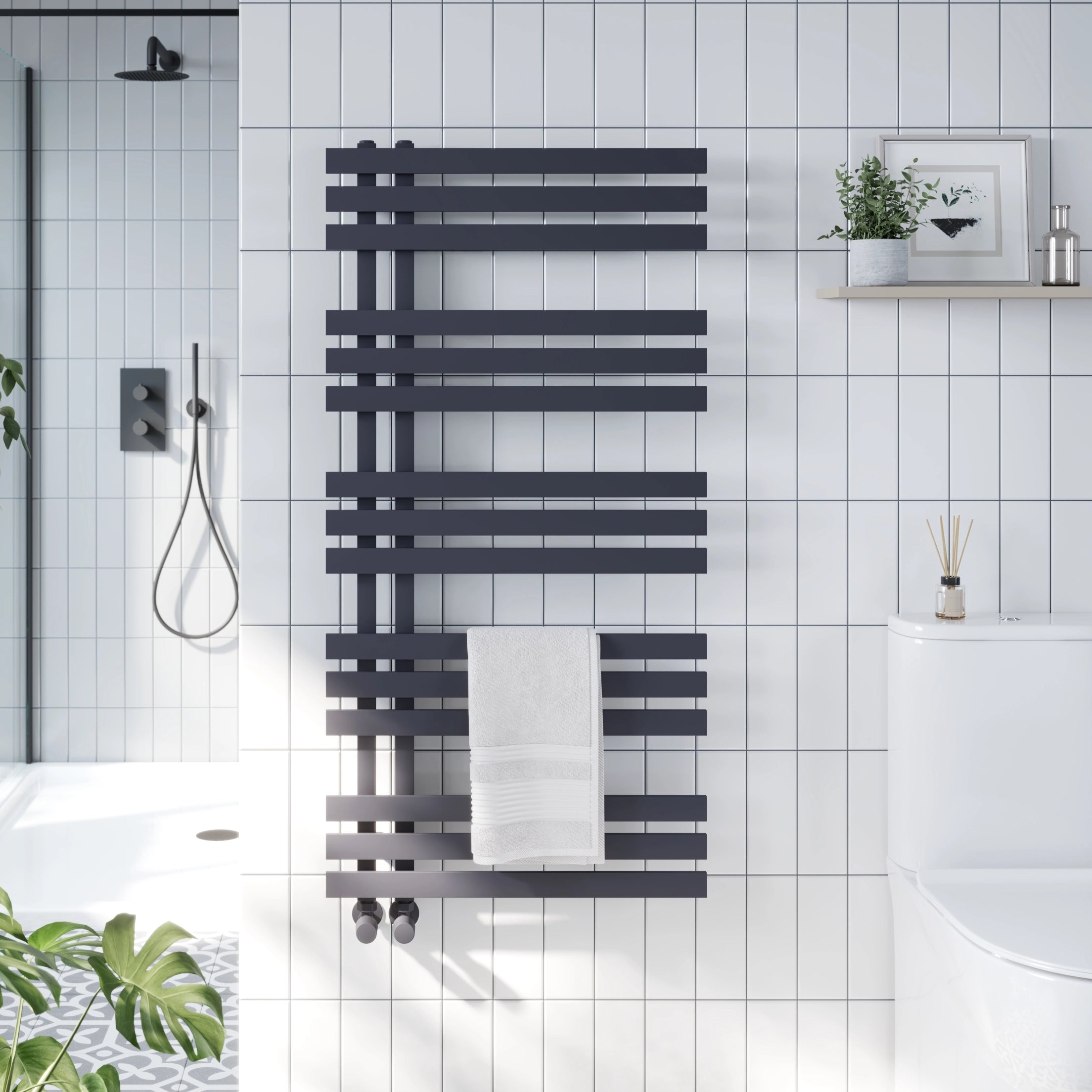 Elizabeth Designer Carbon Steel Towel Radiator