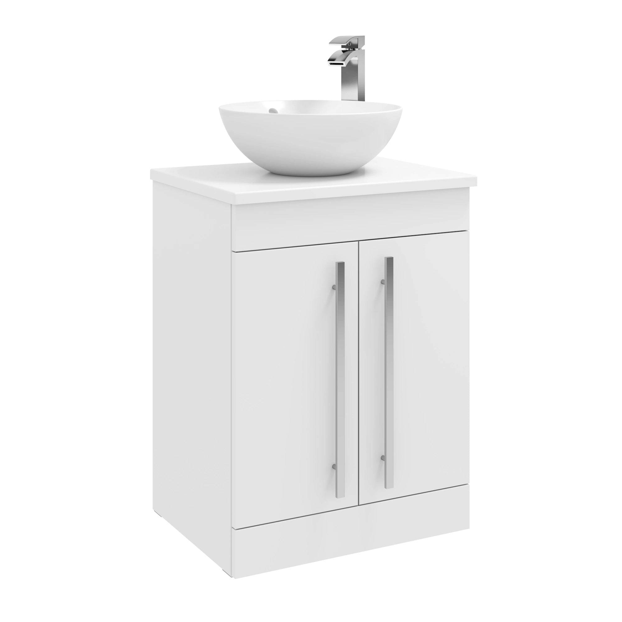 Purity Kartell Floor Standing Two Door 600mm Counter Top Vanity Unit