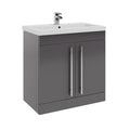Purity Kartell Floor Standing Two Door 800mm Basin Sink Vanity Unit