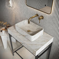 Sanctuary Arabescato Marble Counter Top Basin Sink