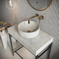 Sanctuary Venato White Marble Counter Top Basin Sink
