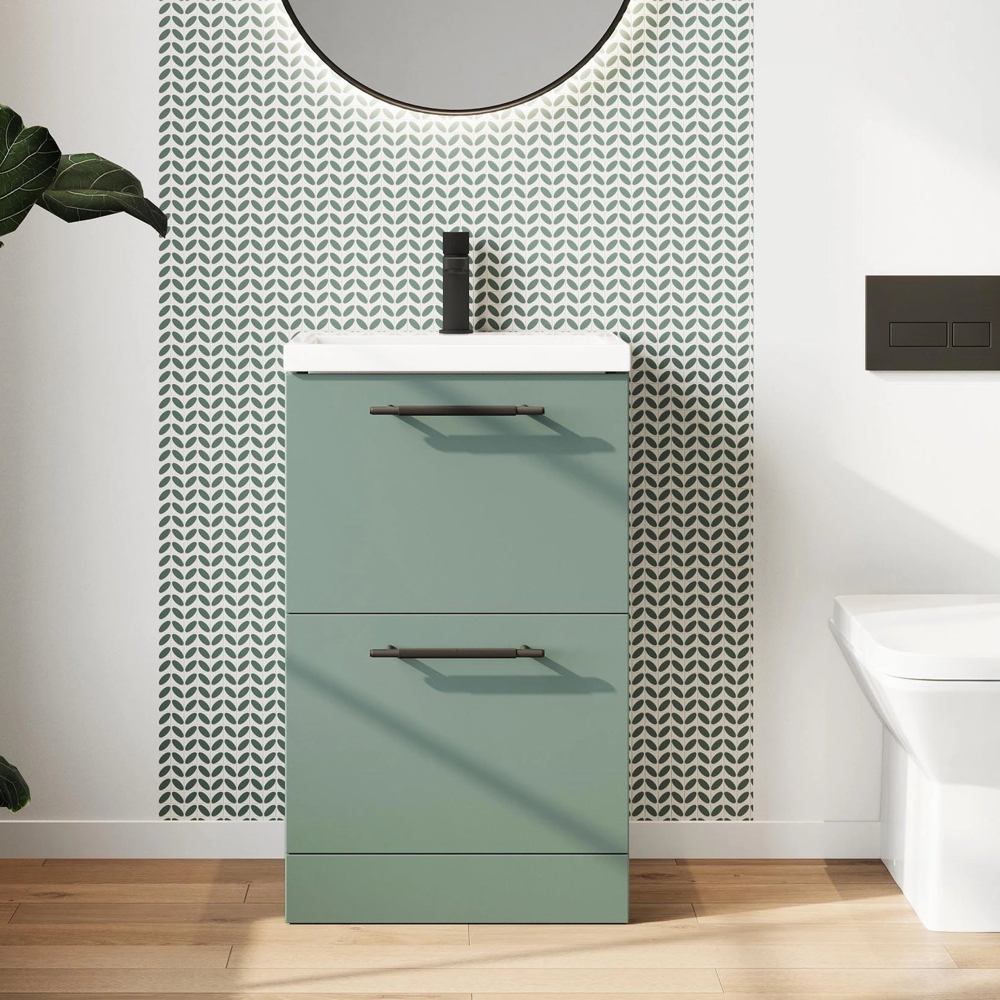 Muro Plus Floor Standing Basin Sink Vanity Unit