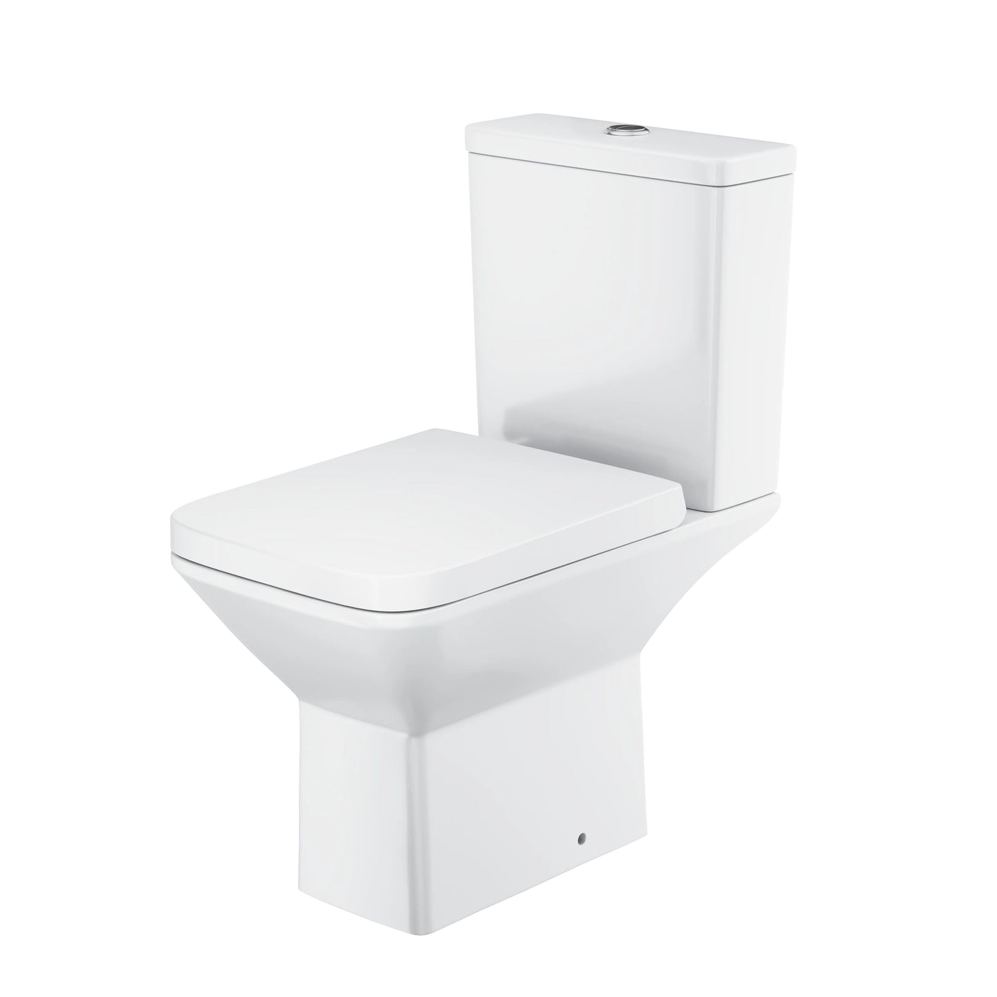 Puriti Rimless Closed Coupled Scudo WC Toilet with Soft Close Seat Option