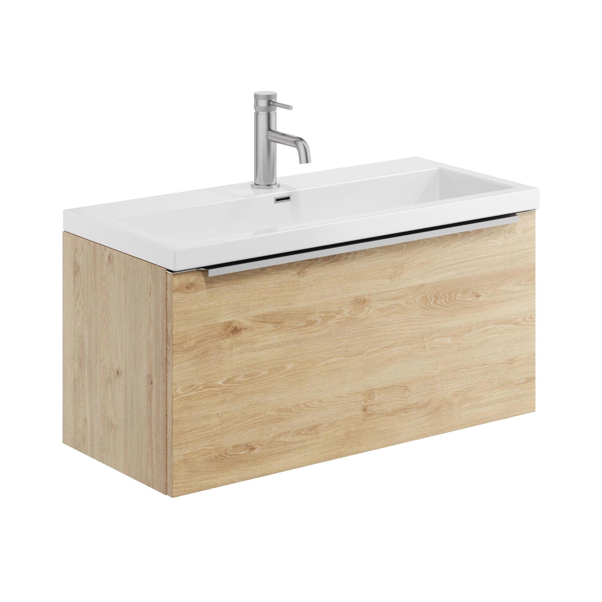 Muro Wall Hung Basin Sink Vanity Unit