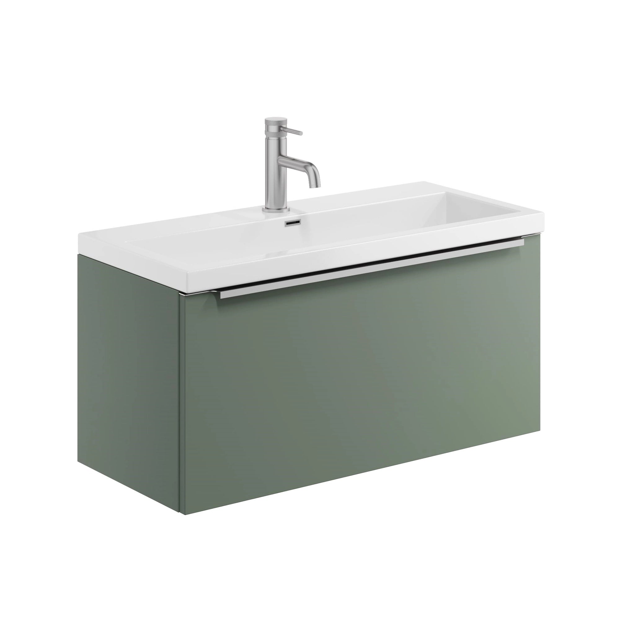 Muro Wall Hung Basin Sink Vanity Unit