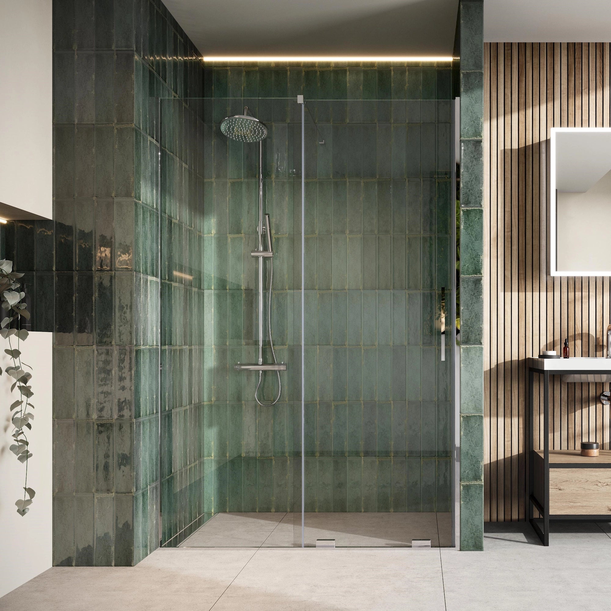 Momentum Shower Wetroom Sliding Door