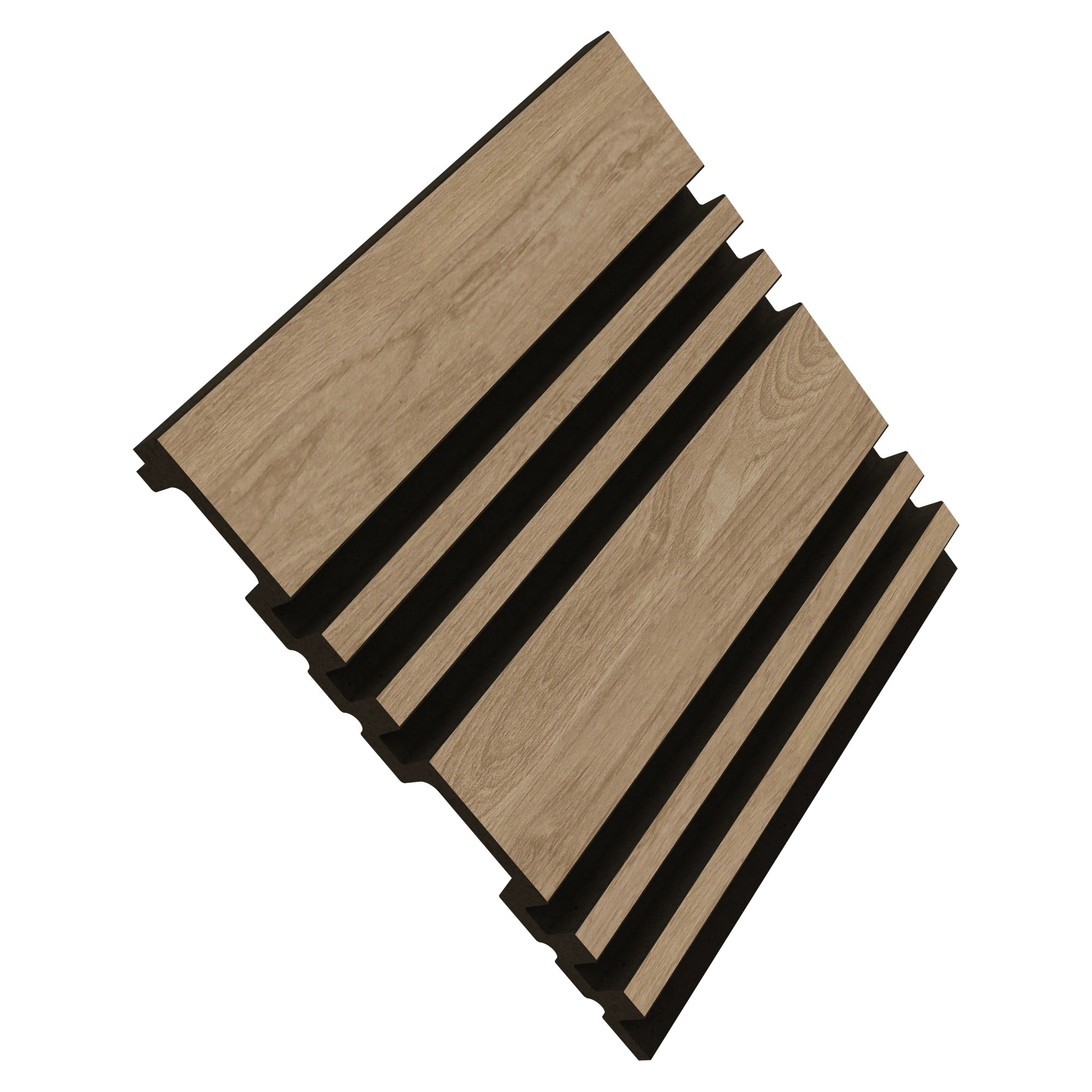 Aluvo LS Slats Natural Oak Waterproof Wall Panel