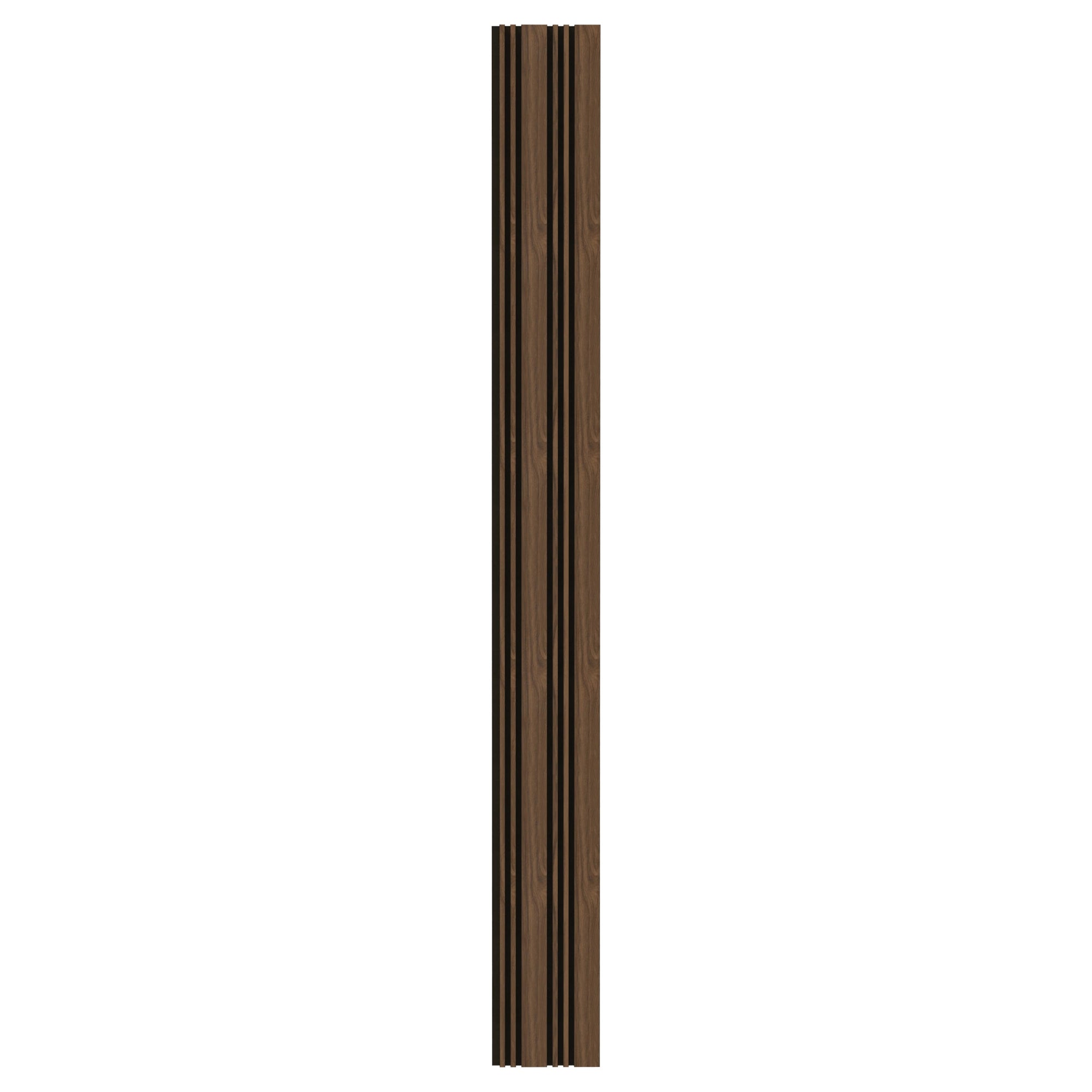 Aluvo LS Slats Warm Walnut Waterproof Wall Panel