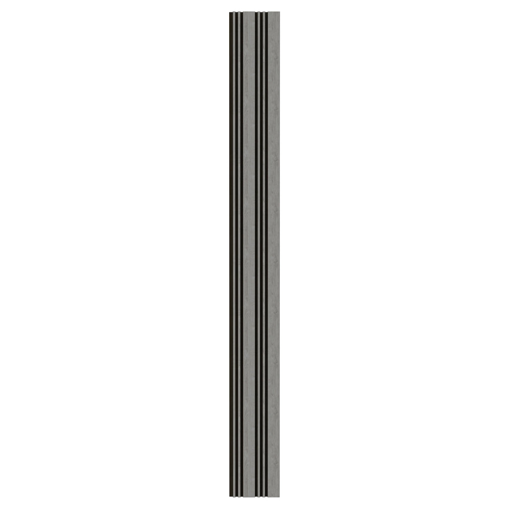 Aluvo LS Slats Grey Oak Waterproof Wall Panel