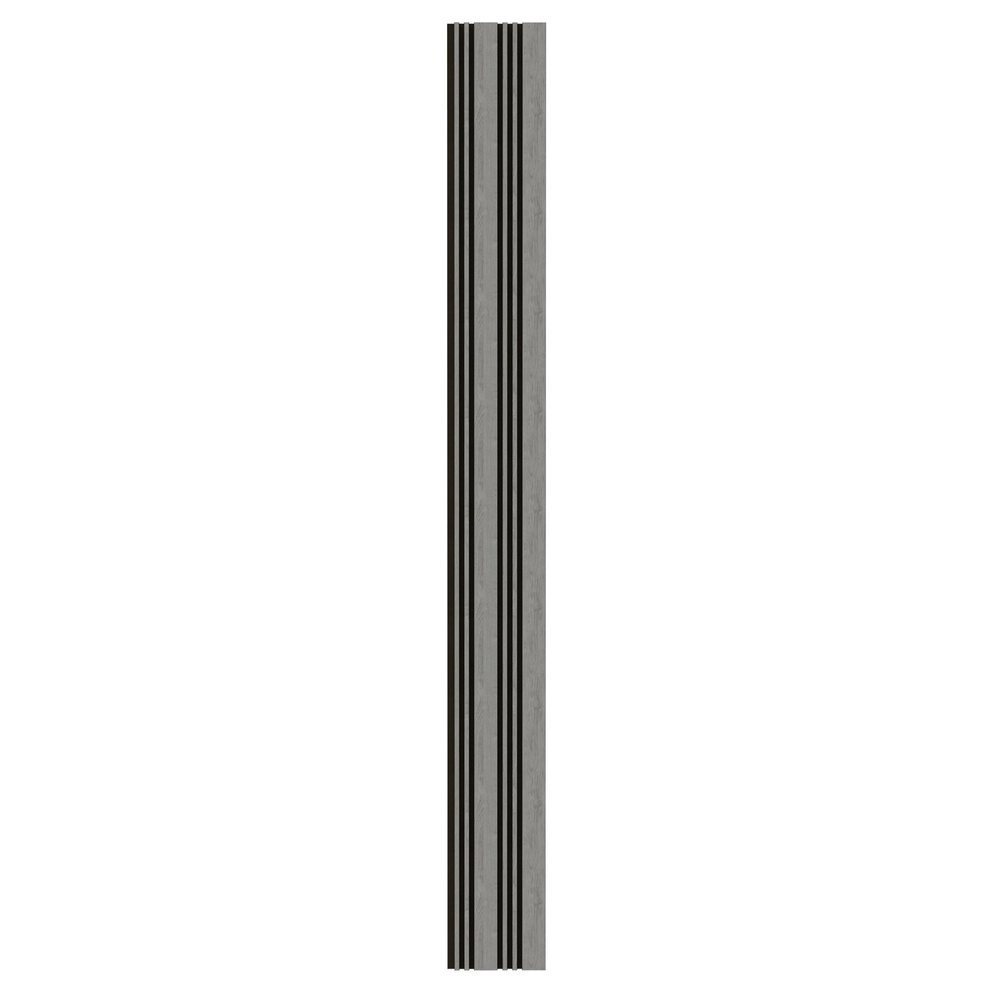 Aluvo LS Slats Grey Oak Waterproof Wall Panel