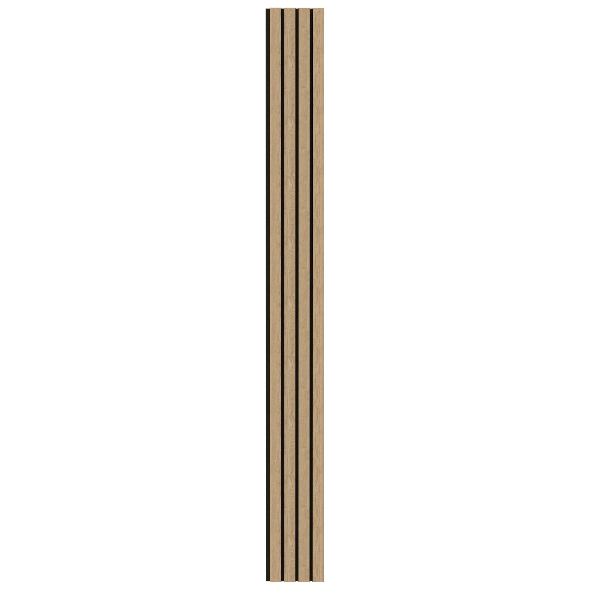 Aluvo 4 Slats Natural Oak Waterproof Wall Panel