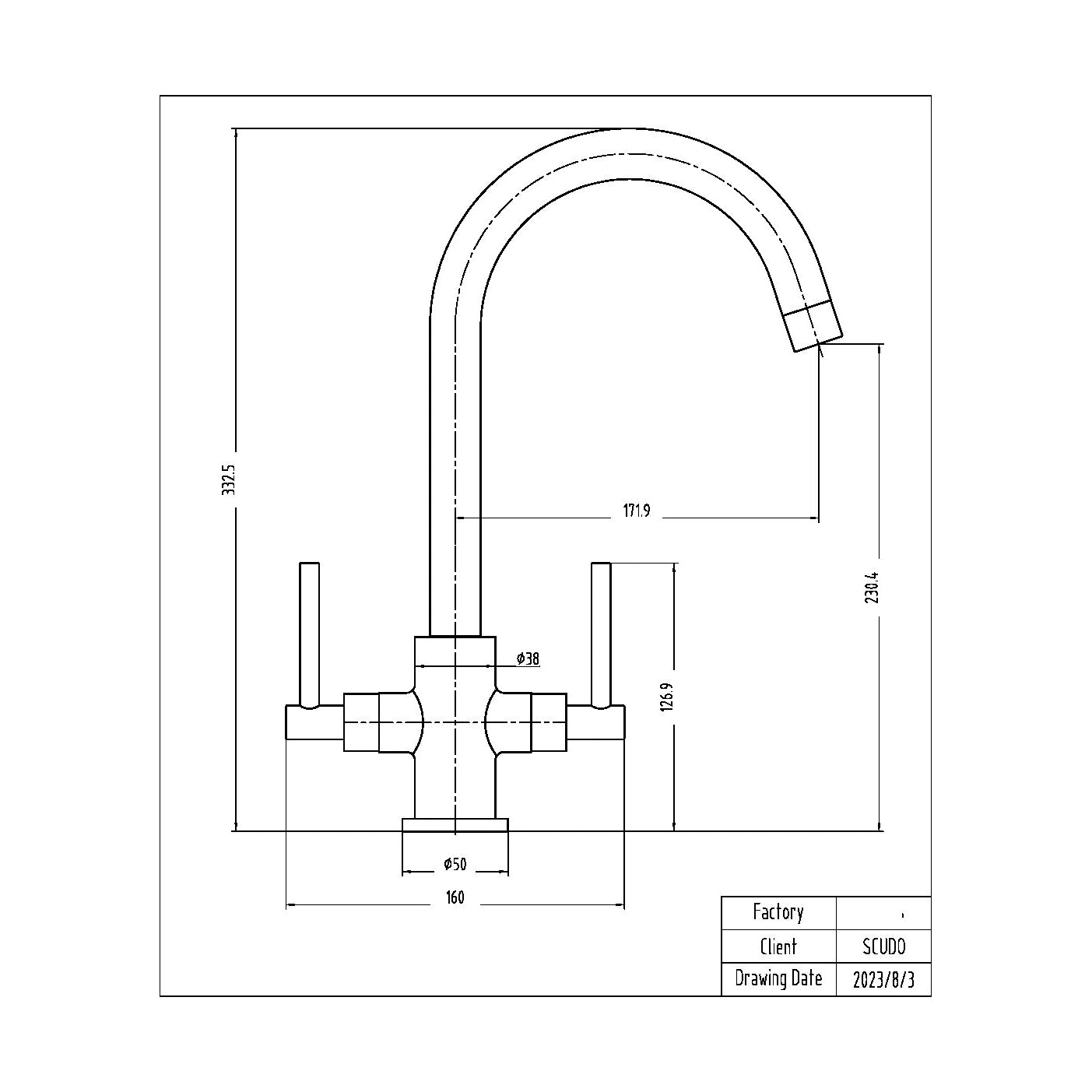 Kingston Mono Mixer Kitchen Tap