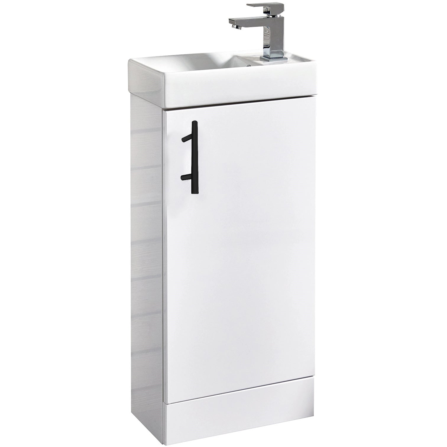 Lanza Cloakroom Floor Standing Basin Sink Vanity Unit