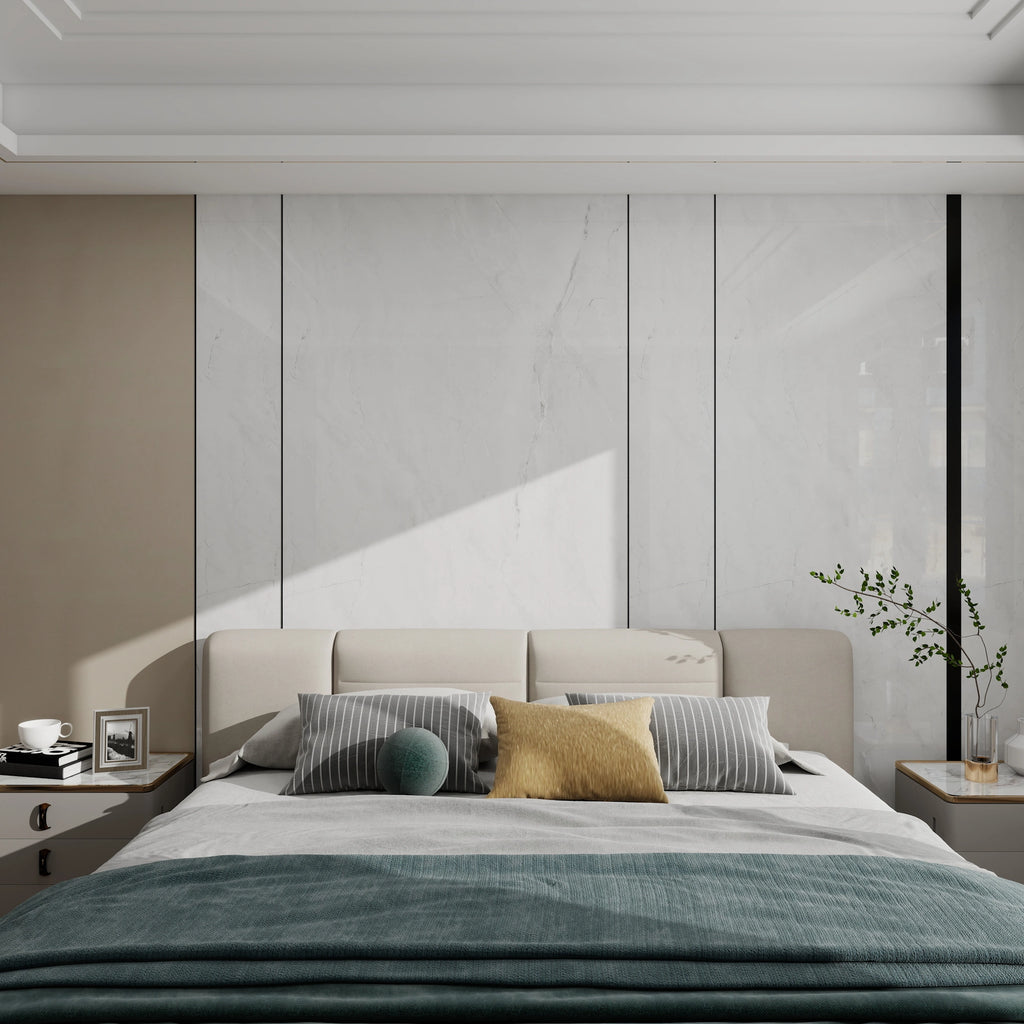 Vellura Light Grey Marble Waterproof Wall Panel