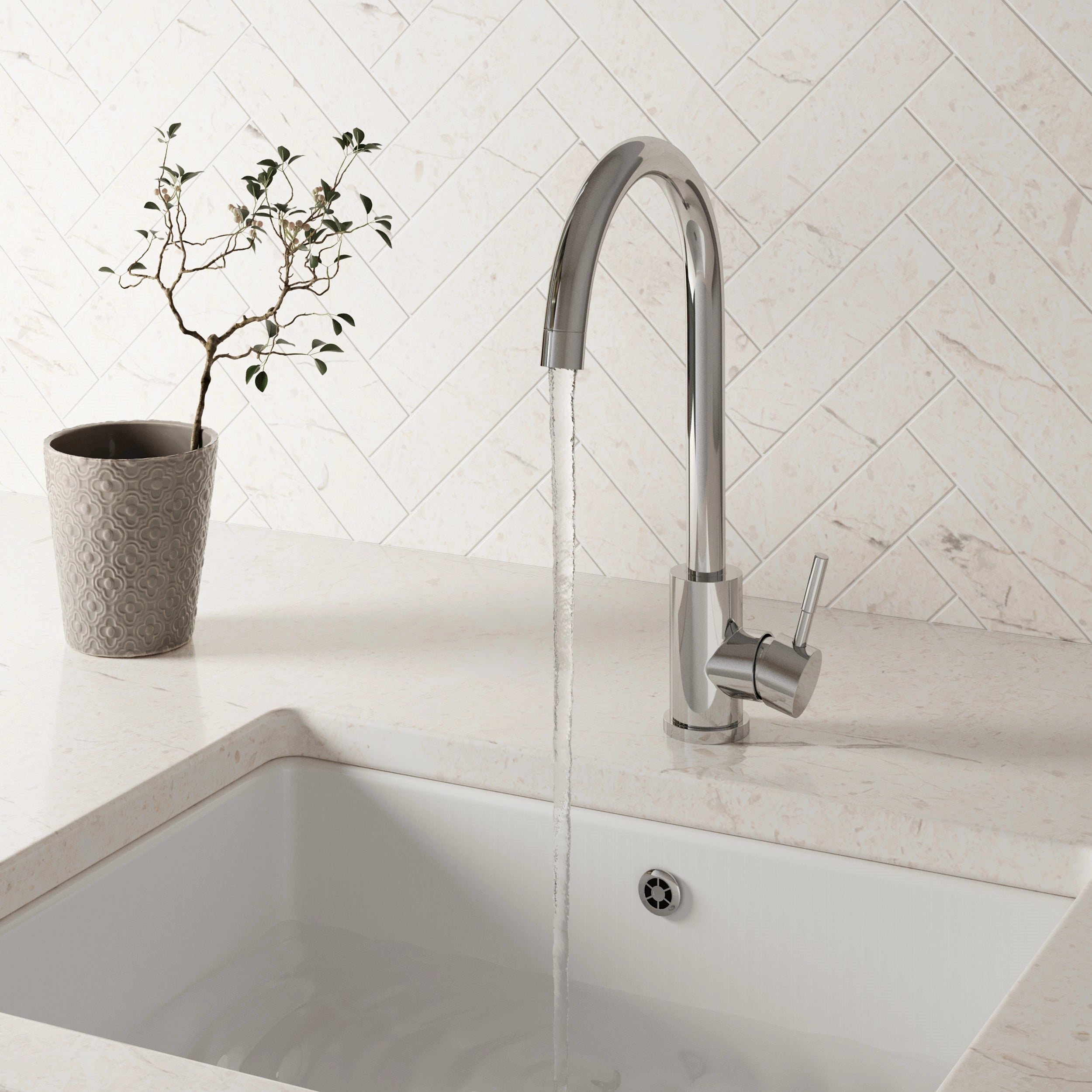 Manhattan Mono Mixer Kitchen Tap