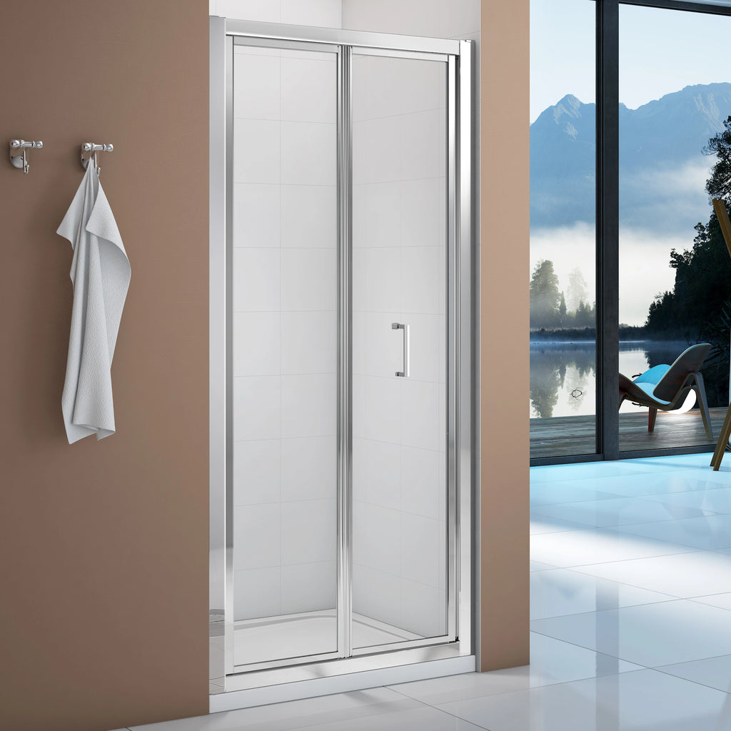 Merlyn Vivid Boost Bi-Fold Shower Door Enclosure