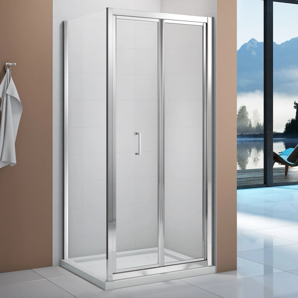 Merlyn Vivid Boost Bi-Fold Shower Door Enclosure