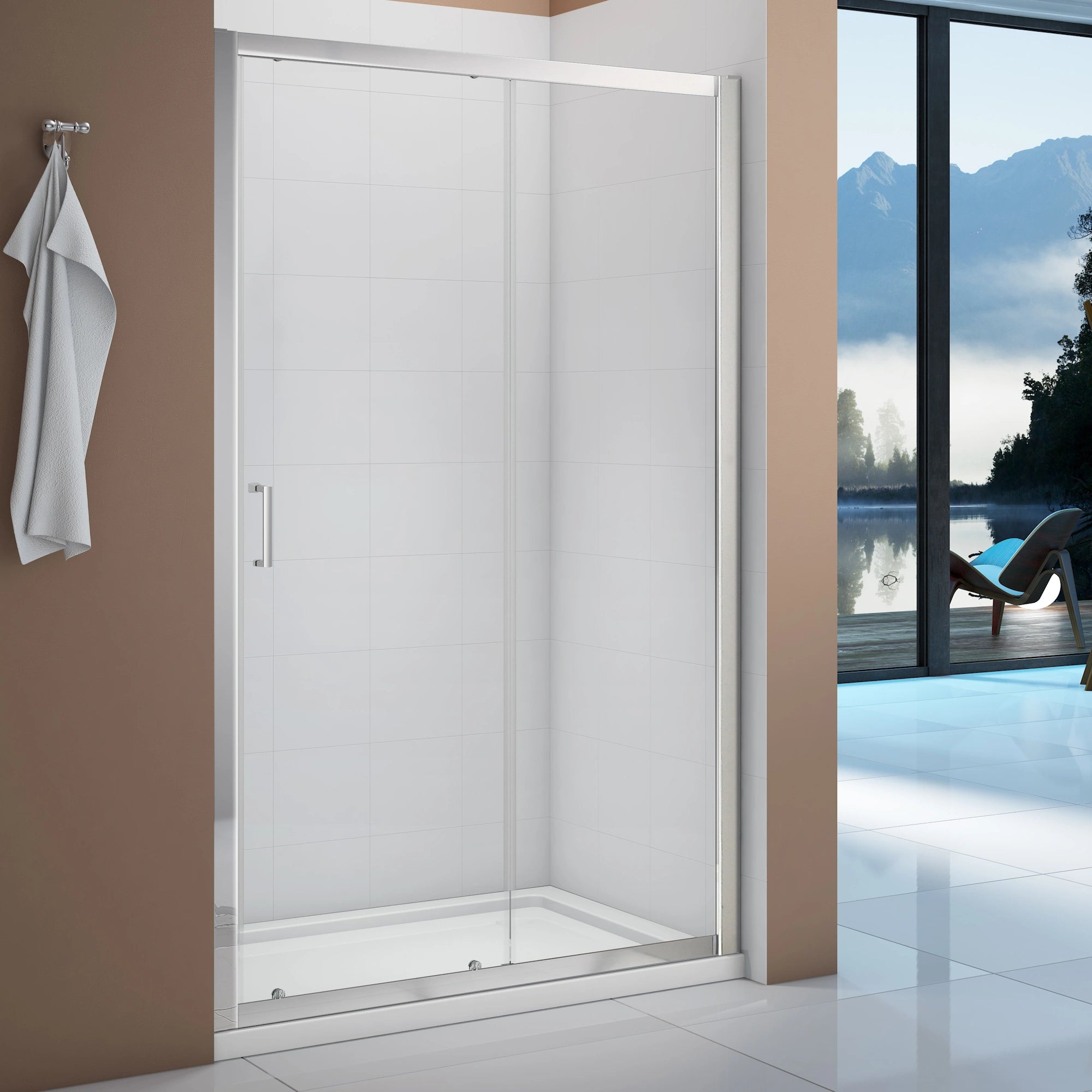 Merlyn Vivid Boost Sliding Shower Door Enclosure