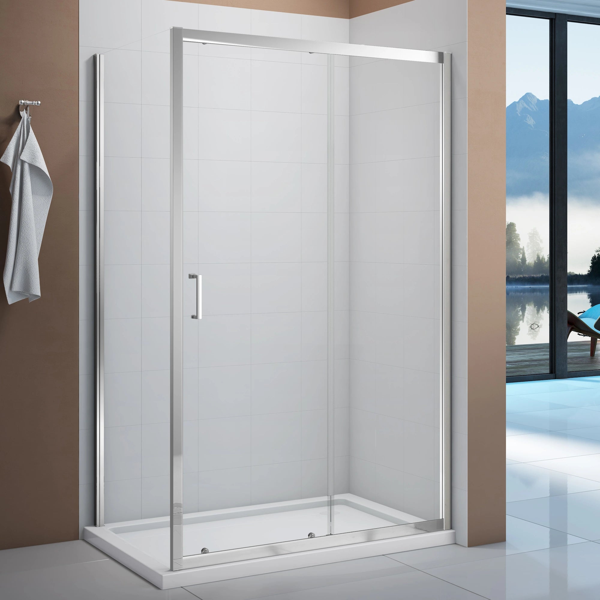 Merlyn Vivid Boost Sliding Shower Door Enclosure