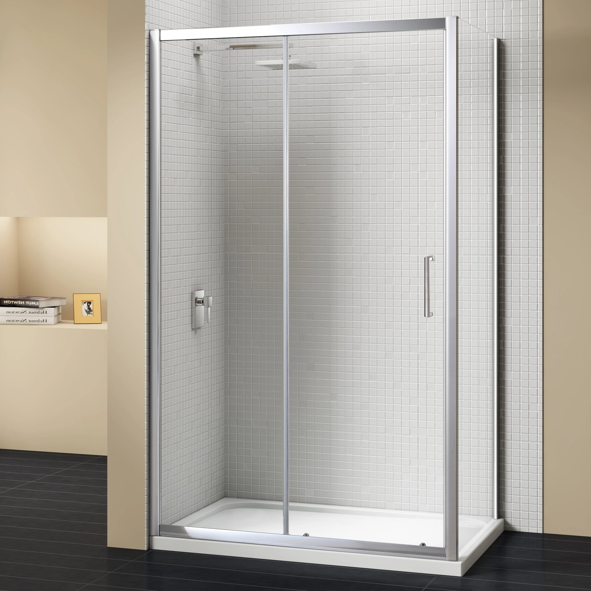 Merlyn Vivid Sublime Sliding Shower Door Enclosure