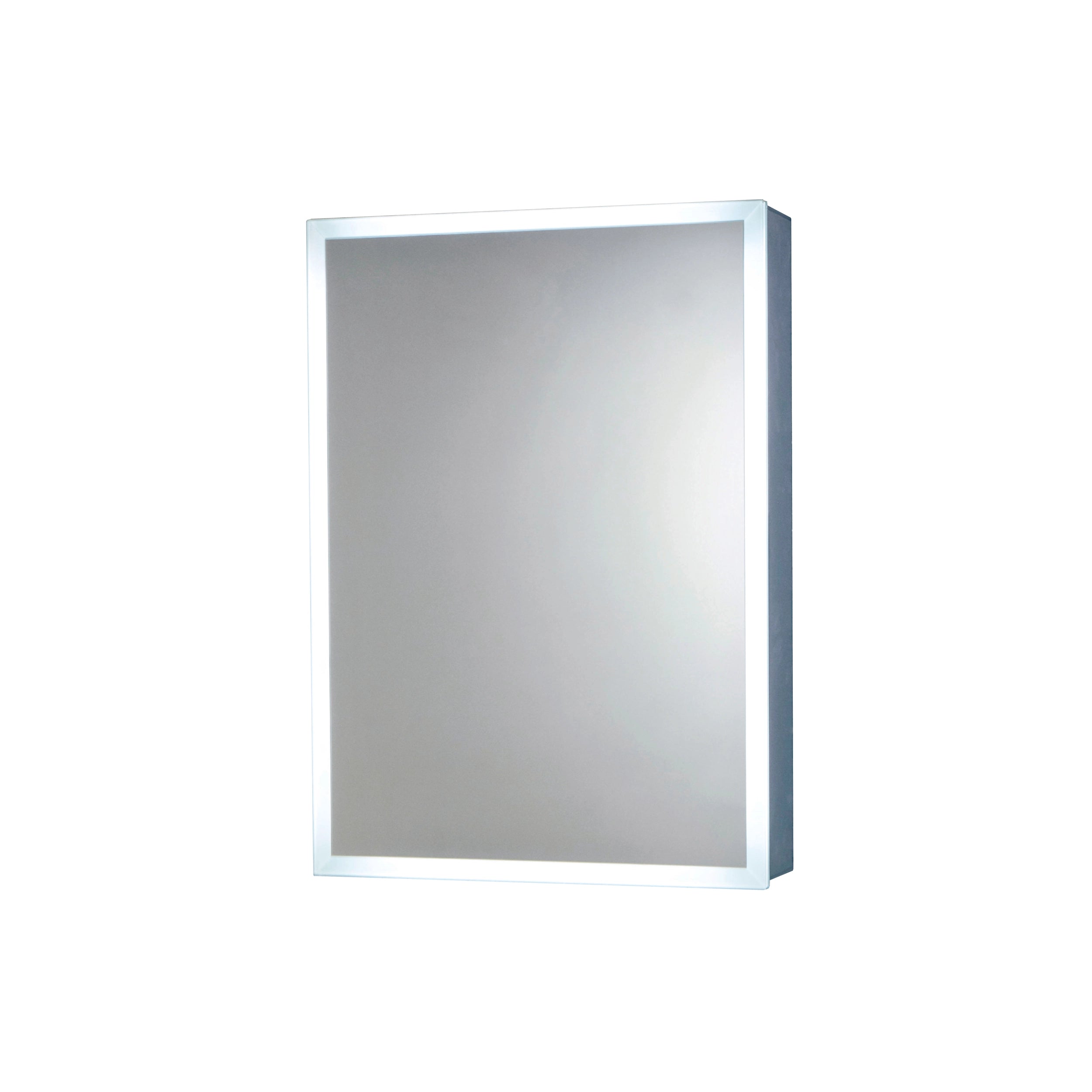 Prospr Wall Hung Straight Edge LED Mirror Cabinet