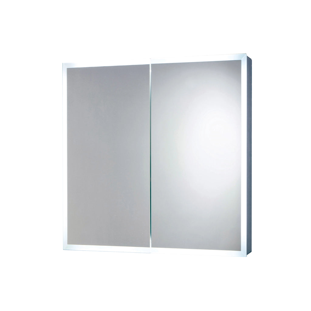 Prospr Wall Hung Straight Edge LED Mirror Cabinet