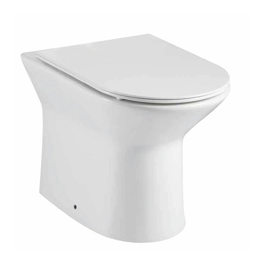 Middleton Rimless Back to Wall Scudo WC Toilet with Soft Close Toilet Seat Option