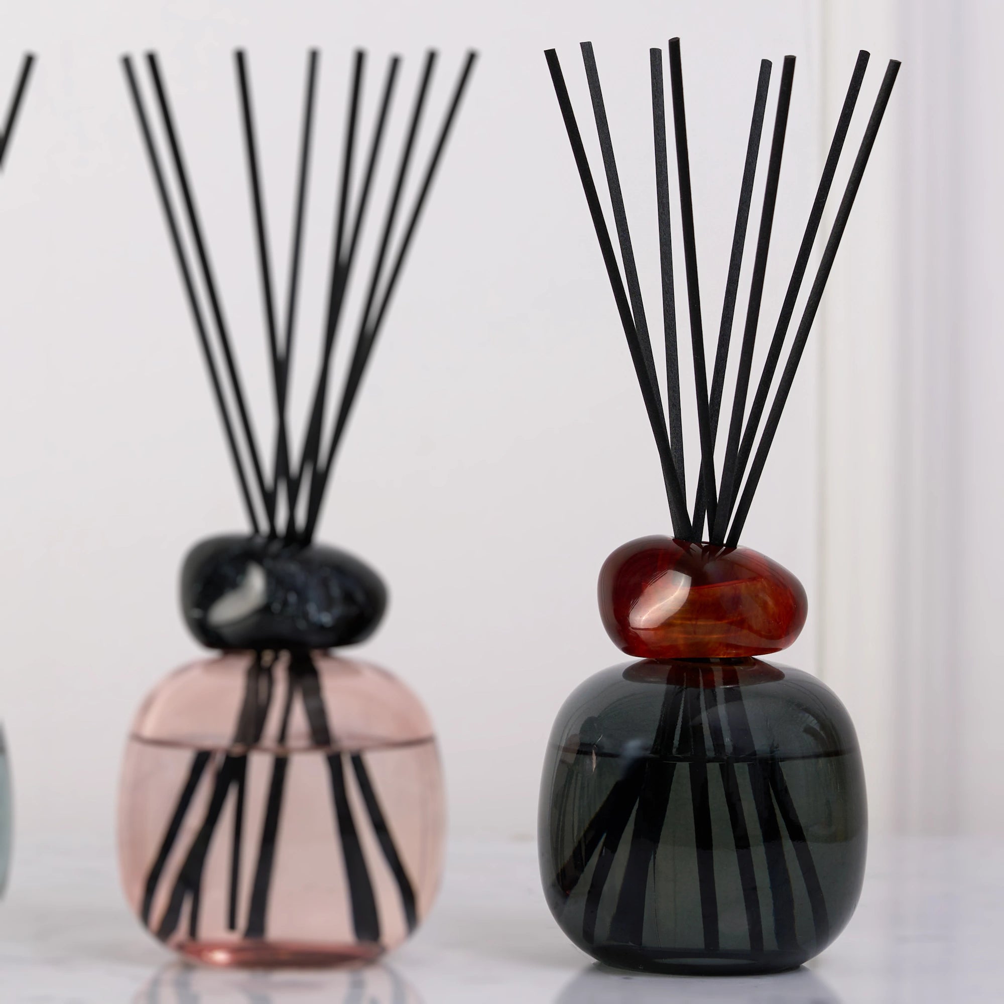 Black Mineral Scented Bouquet Diffuser Gift Set