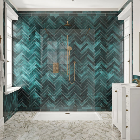 Minos Shower Wetroom Glass Panel