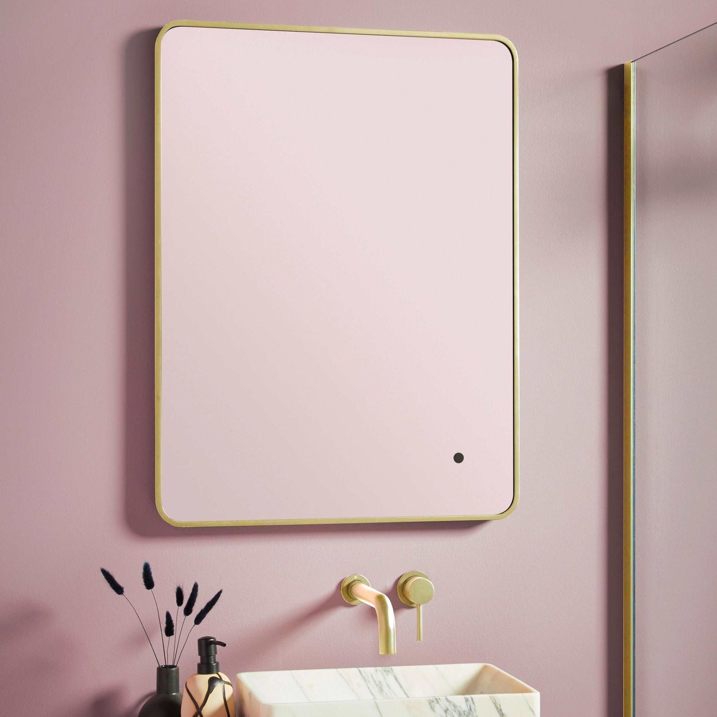 Alfie Wall Hung Soft Edge LED Mirror