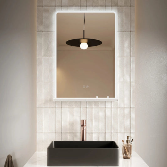 Charj Wall Hung Soft Edge Rectangular LED Mirror