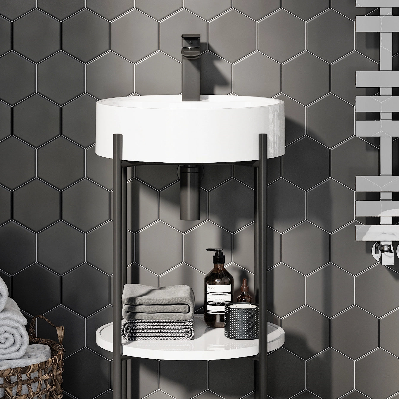 Minimalist Basin Bottle Trap