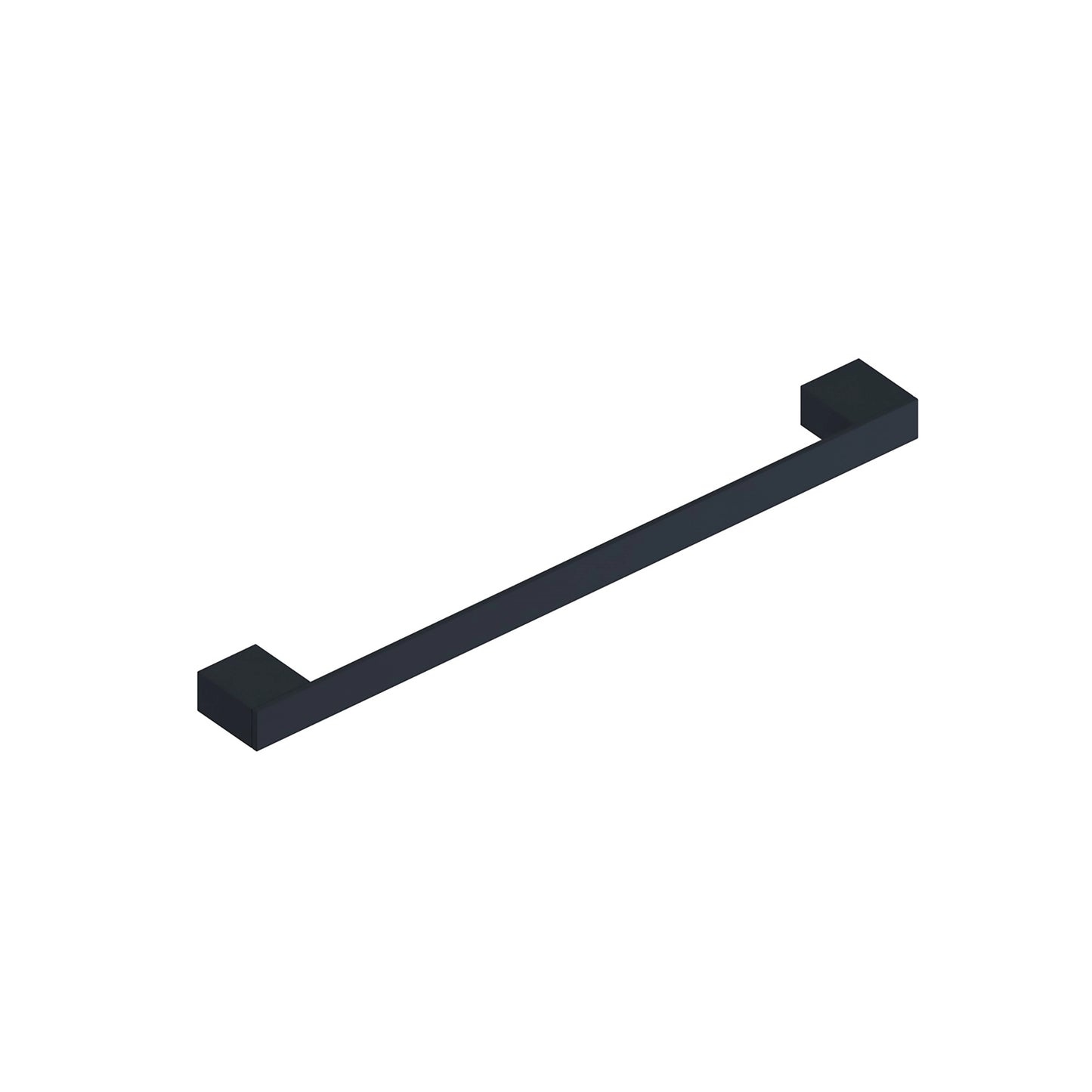 Effervescent Matt Black Towel Bar