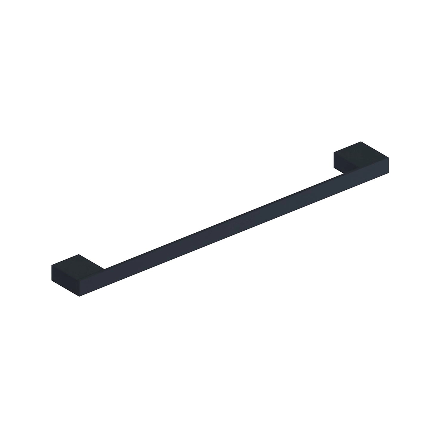 Effervescent Matt Black Towel Bar