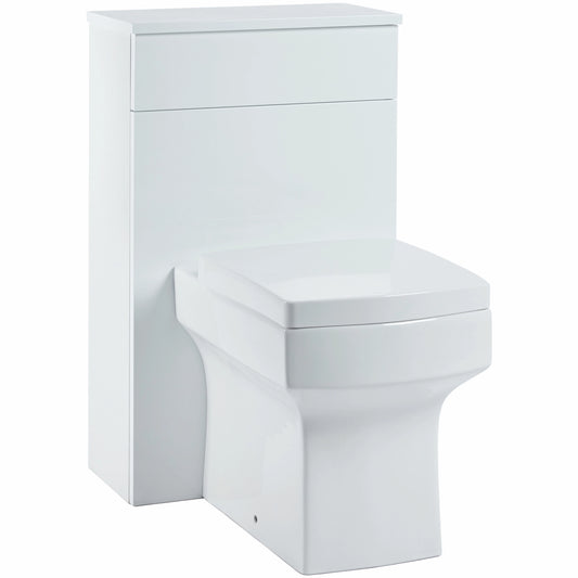 Muro Plus Gloss White WC Unit