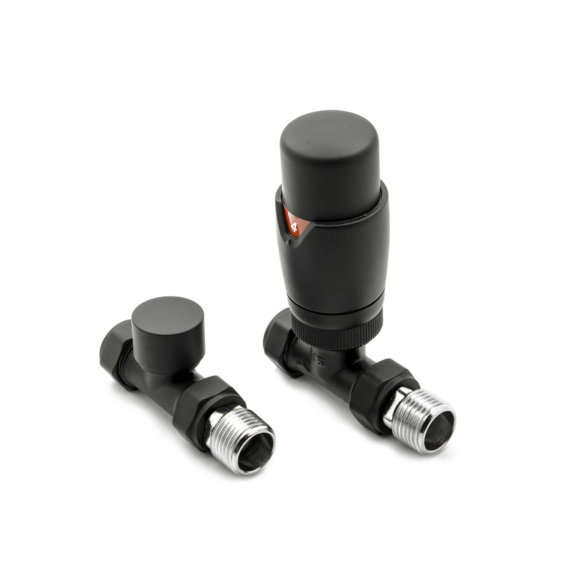 Modal TRV Reina Straight Radiator Valve and LockShield