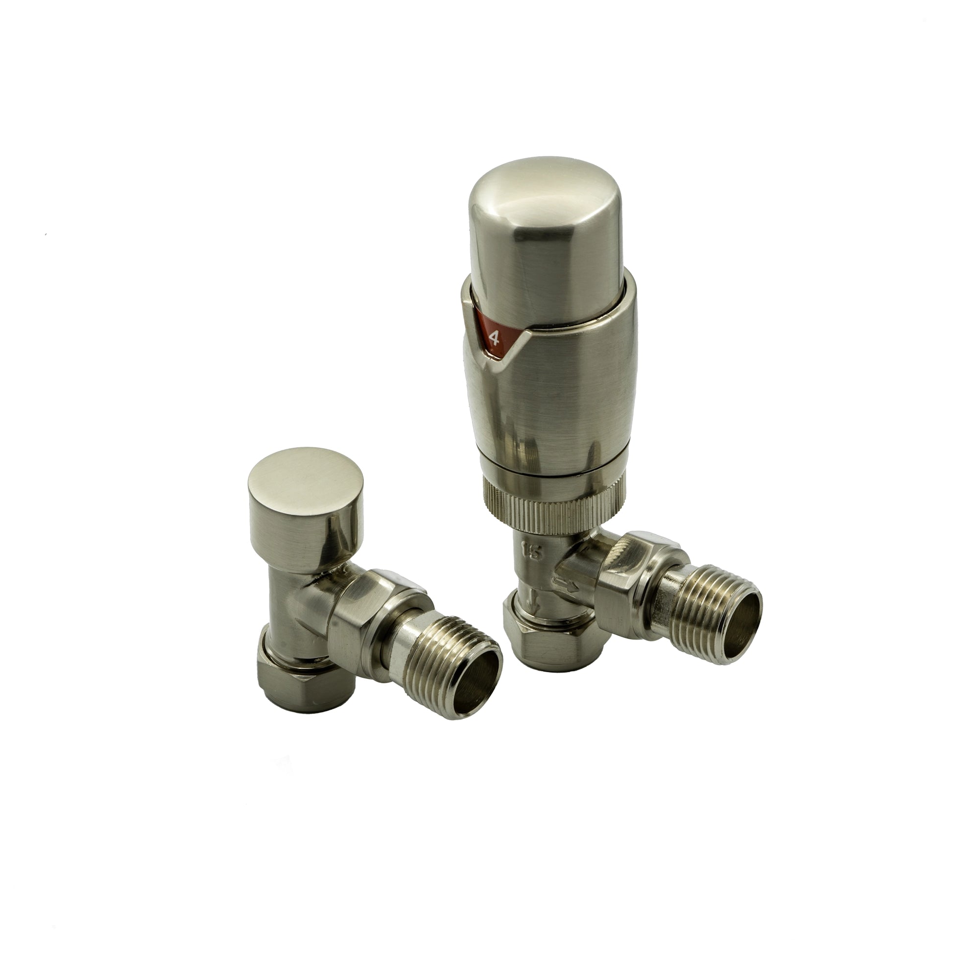 Reina Modal TRV Angled Radiator Valve and LockShield