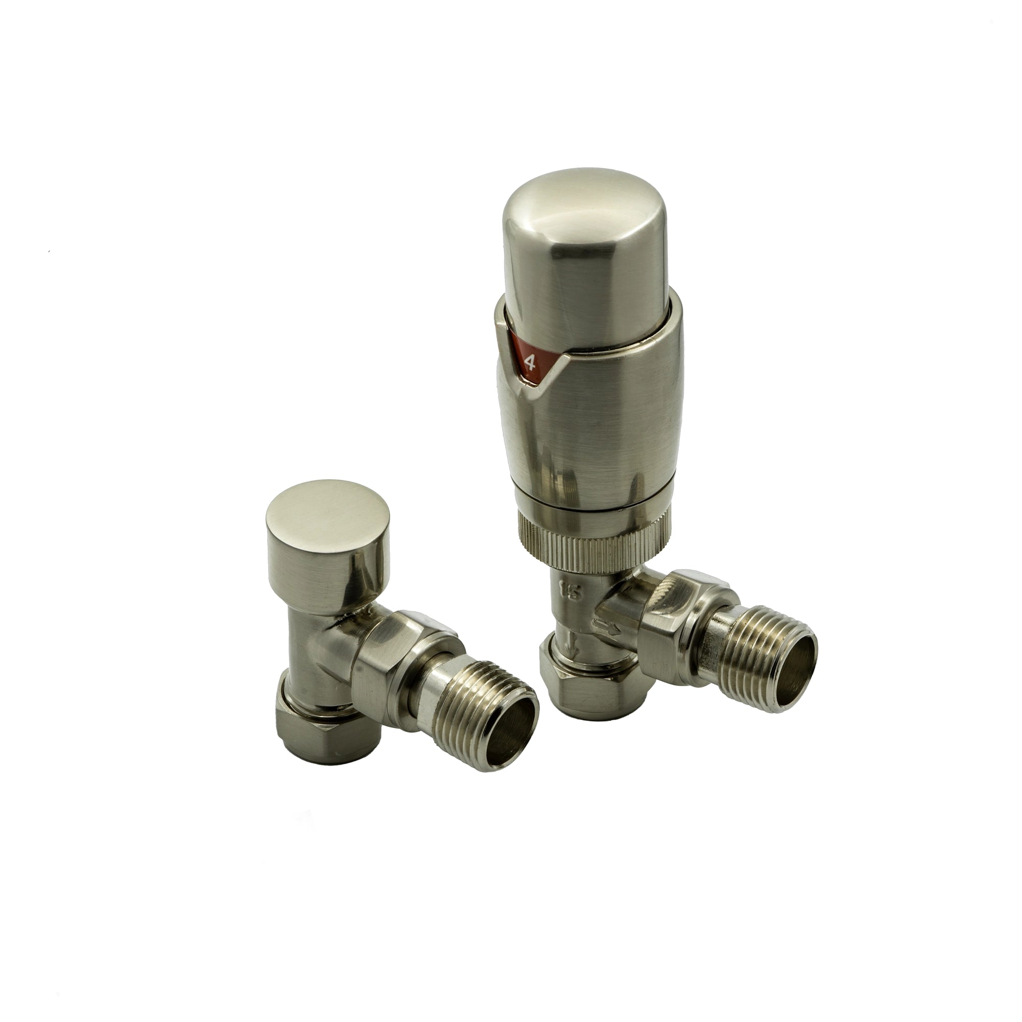 Reina Modal TRV Angled Radiator Valve and LockShield