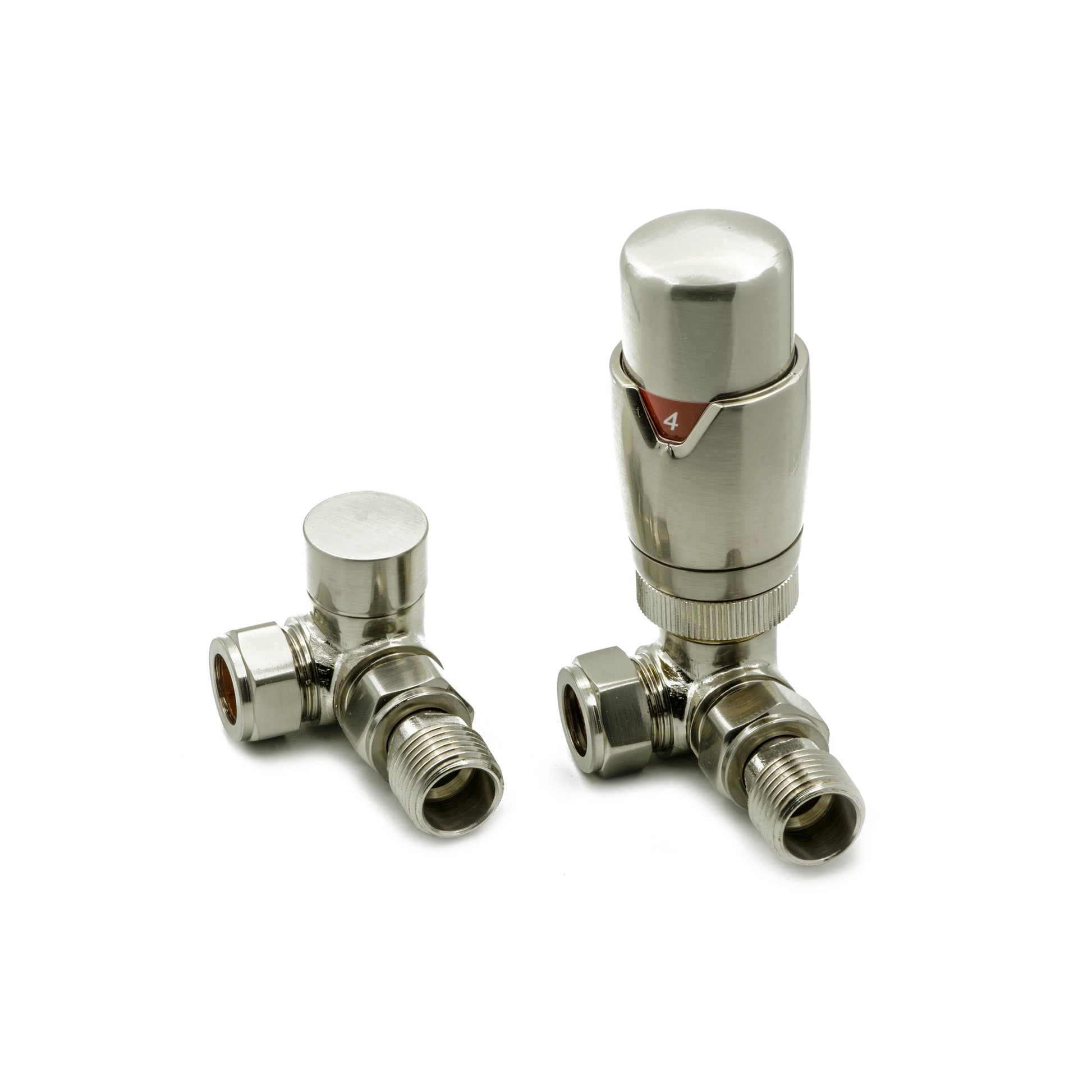 Modal TRV Reina Corner Radiator Valve and LockShield
