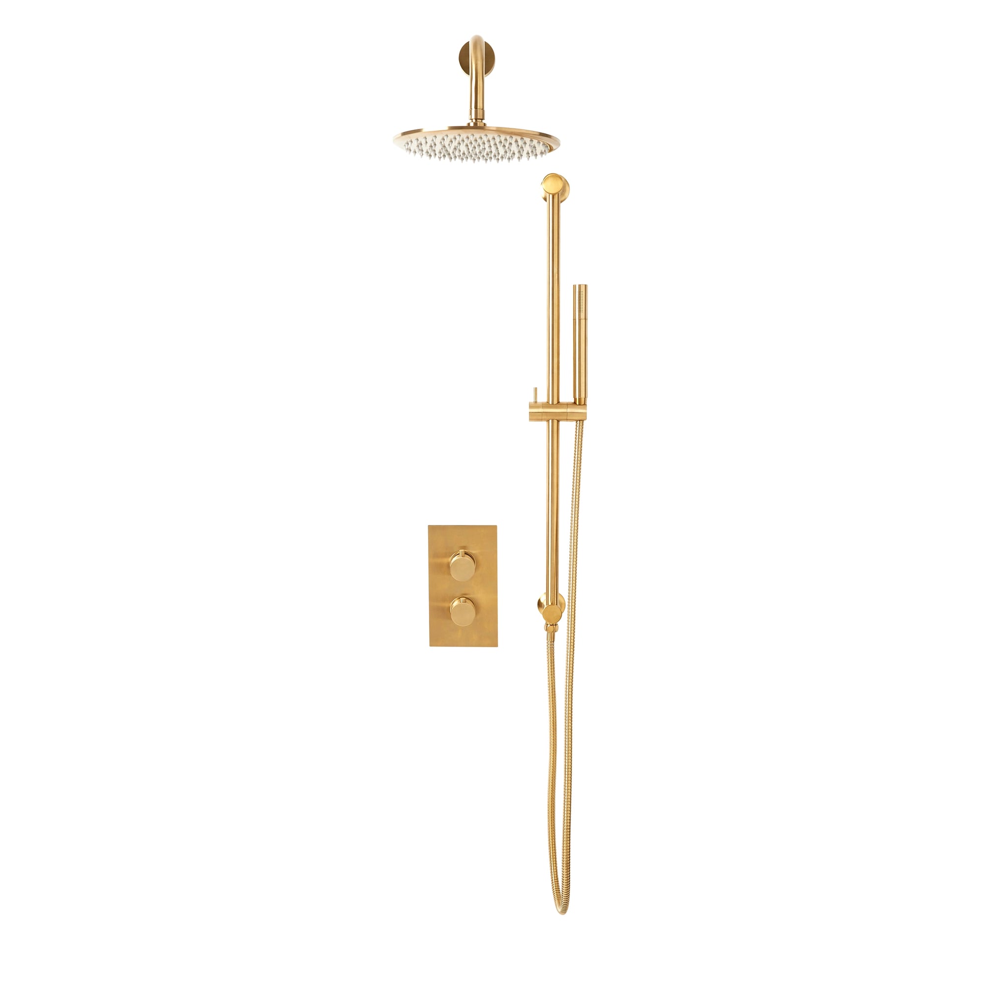 Core Round Handle and Handset Shower Set