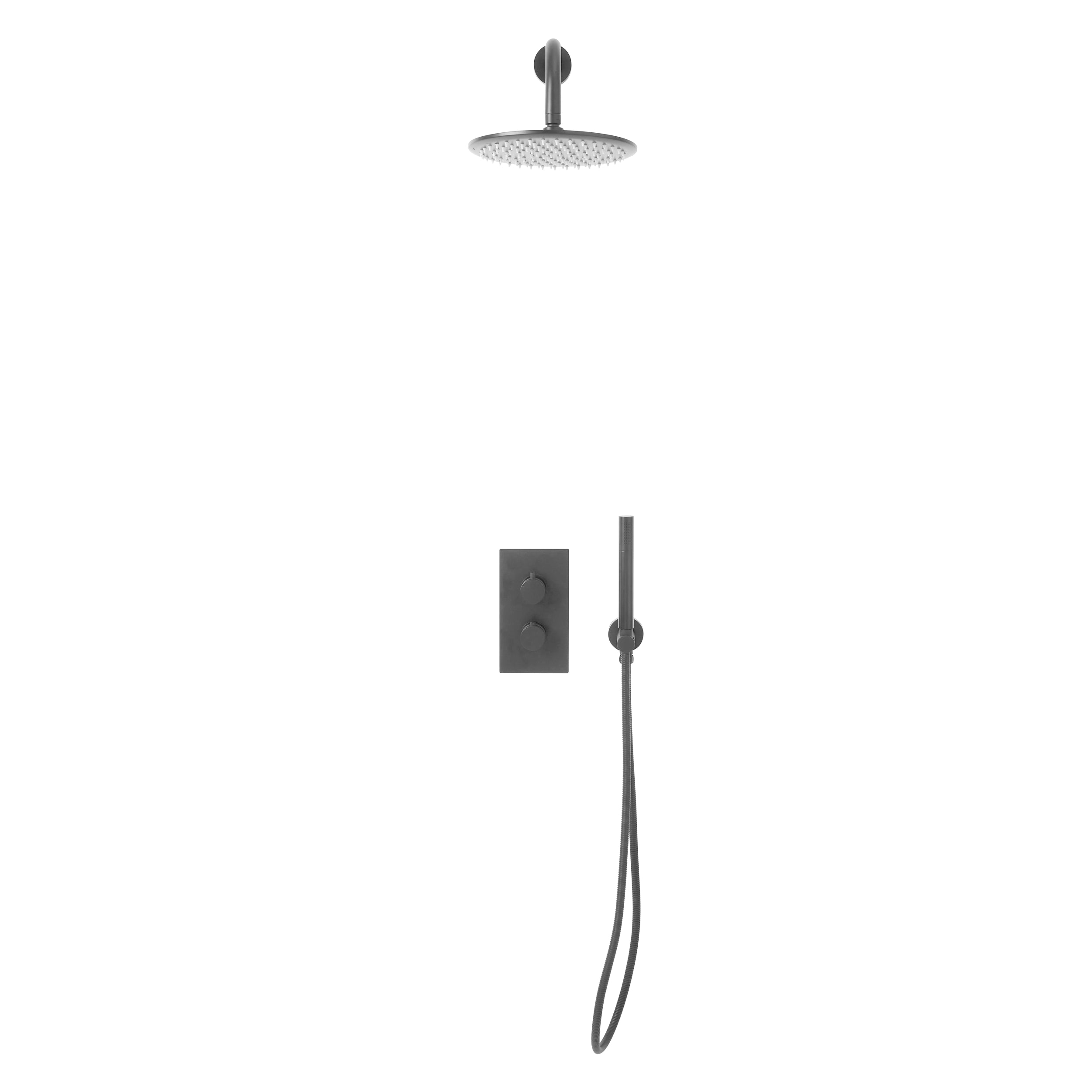 Core Round Handle and Handset Shower Set
