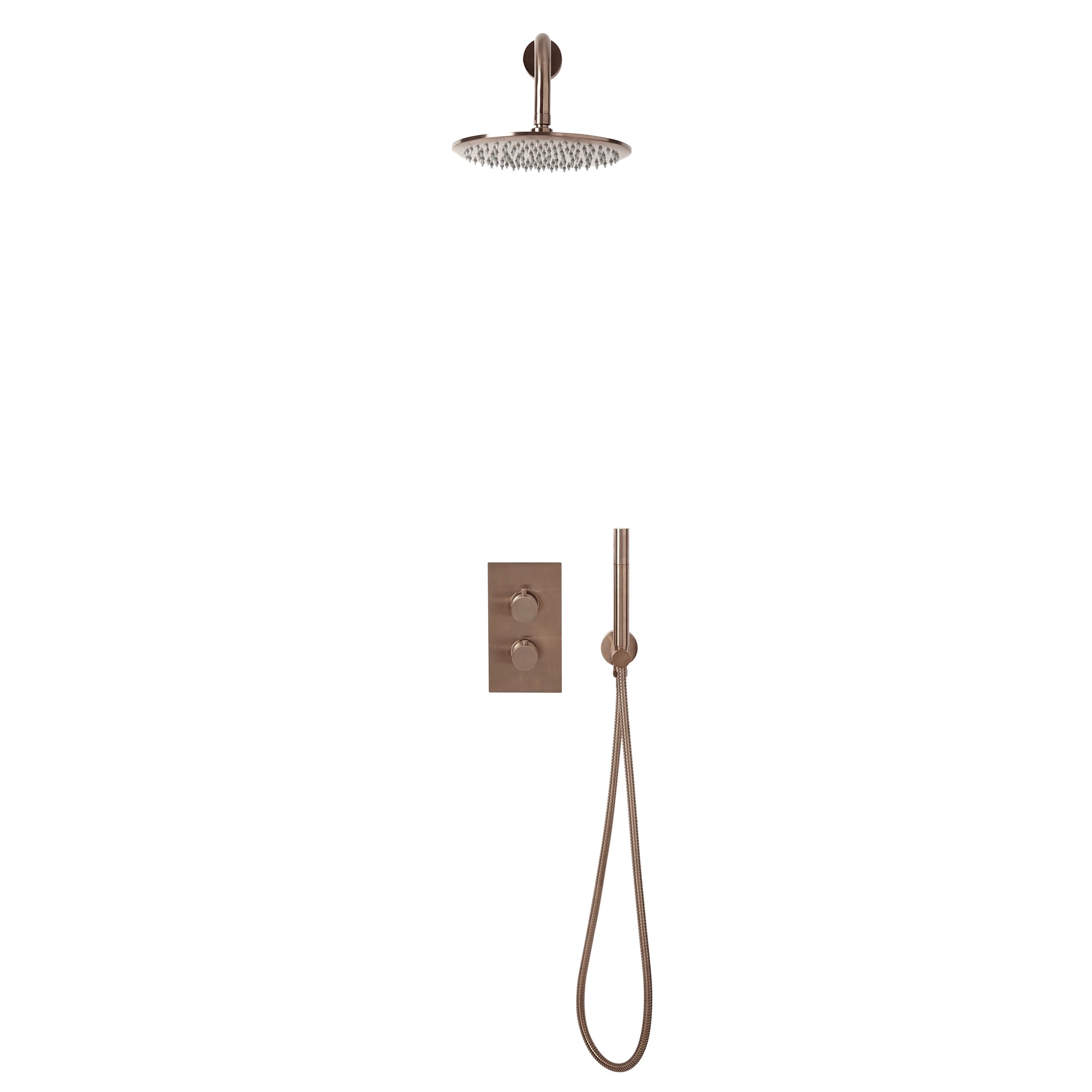 Core Round Handle and Handset Shower Set