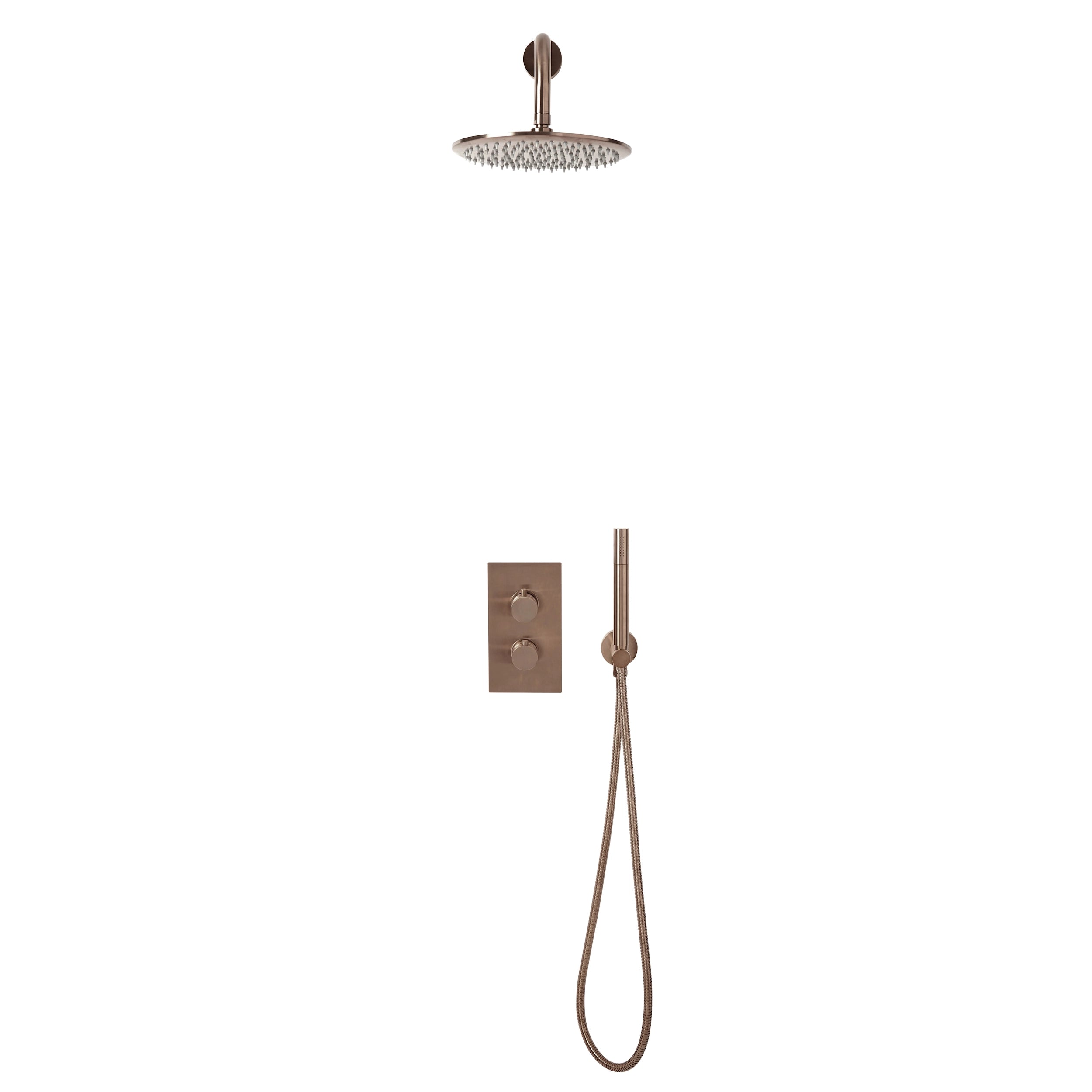 Core Round Handle and Handset Shower Set