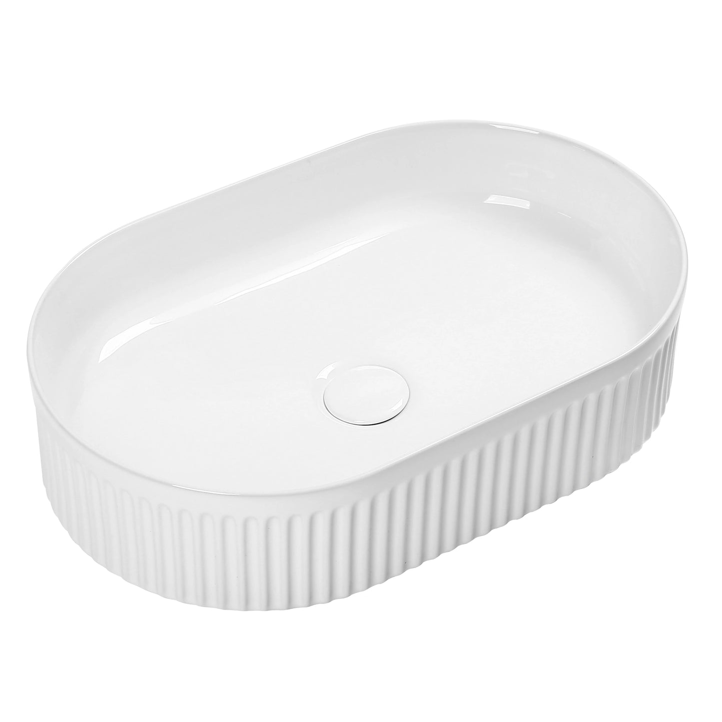 Maria Ceramic Oval Counter Top Basin