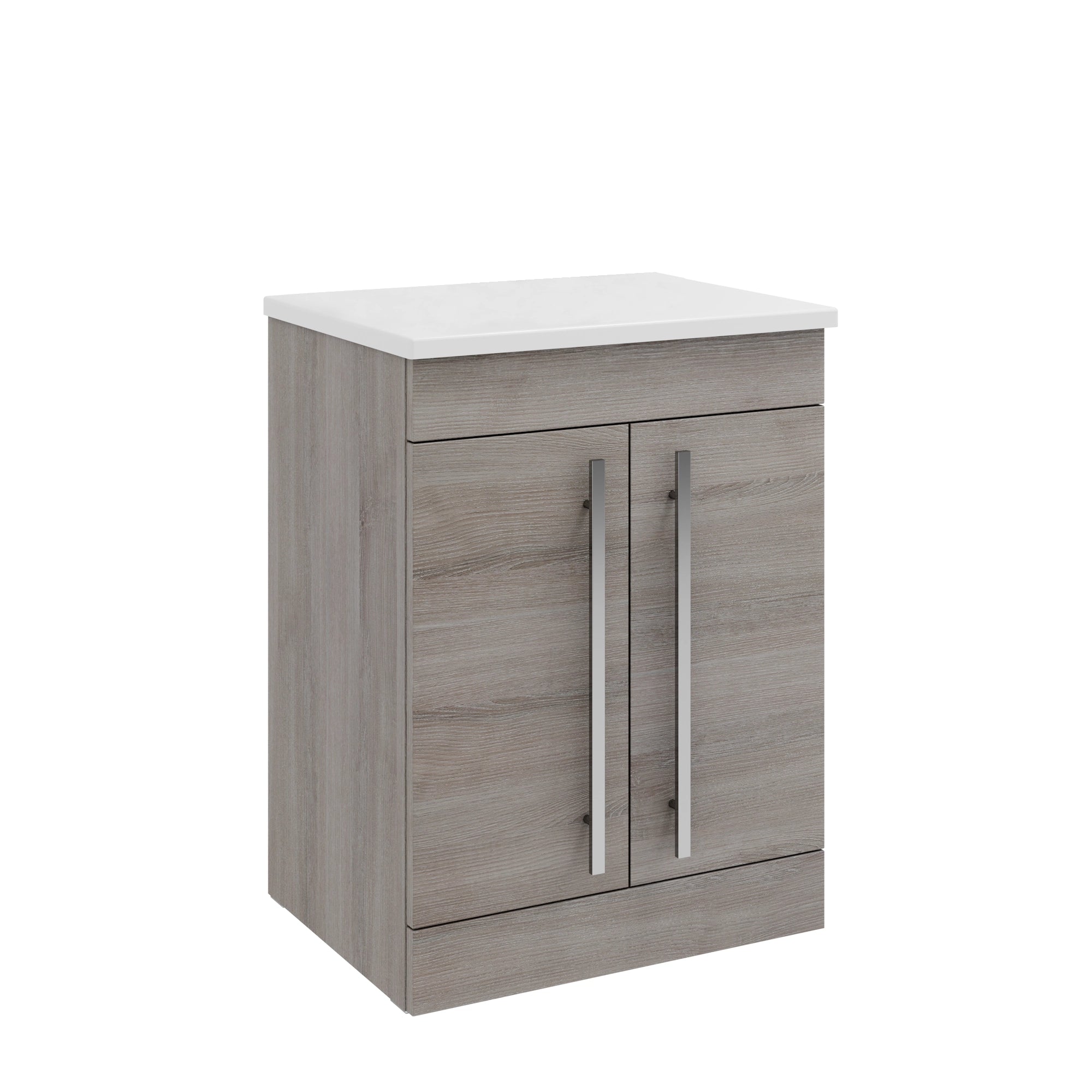 Purity Kartell Floor Standing Two Door 600mm Counter Top Vanity Unit