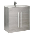 Purity Kartell Floor Standing Two Door 800mm Basin Sink Vanity Unit