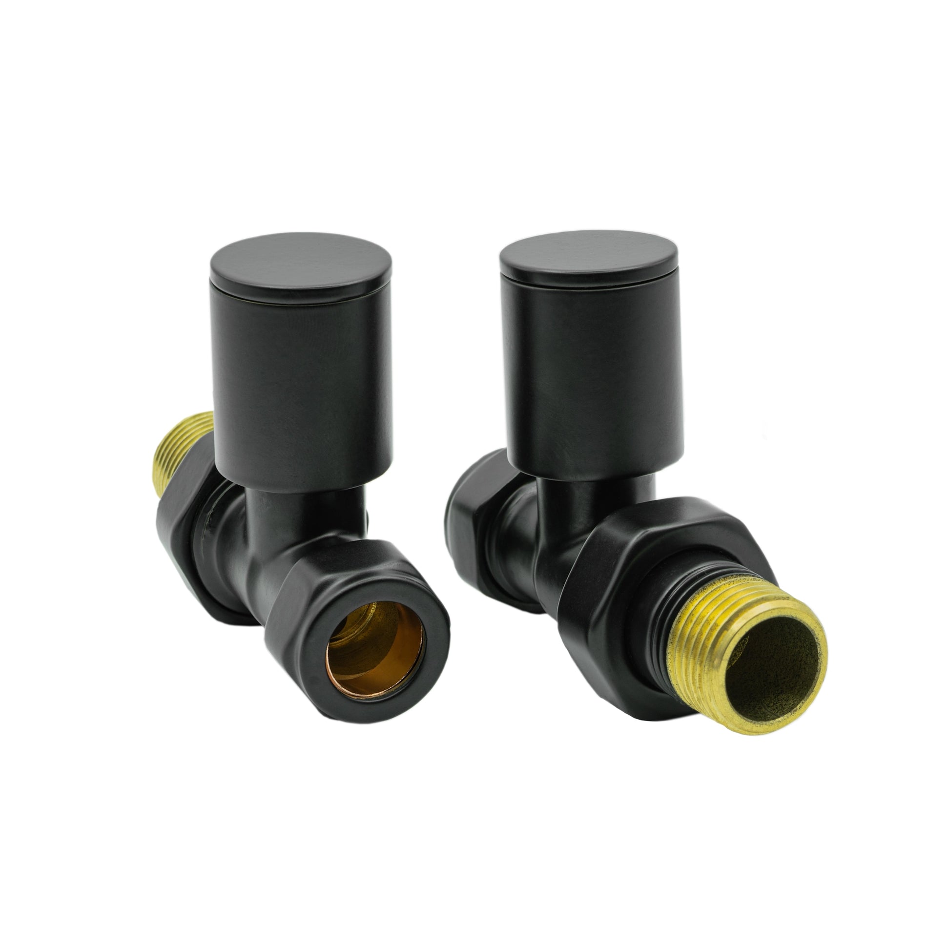 Portland Reina Straight Radiator Valves 15mm