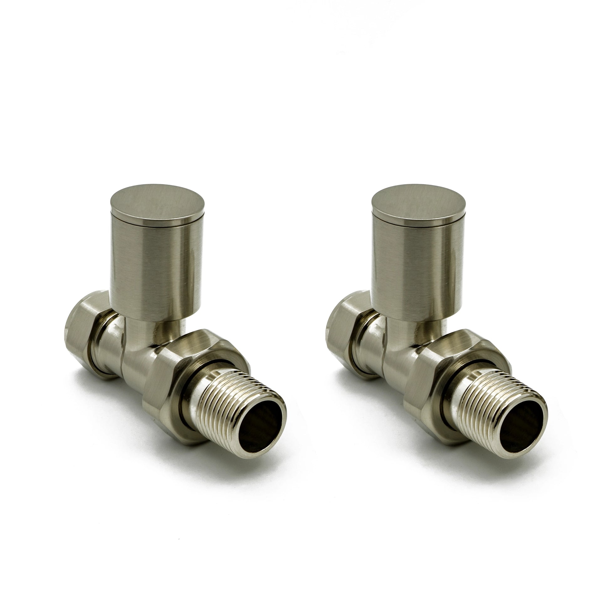 Portland Reina Straight Radiator Valves 15mm