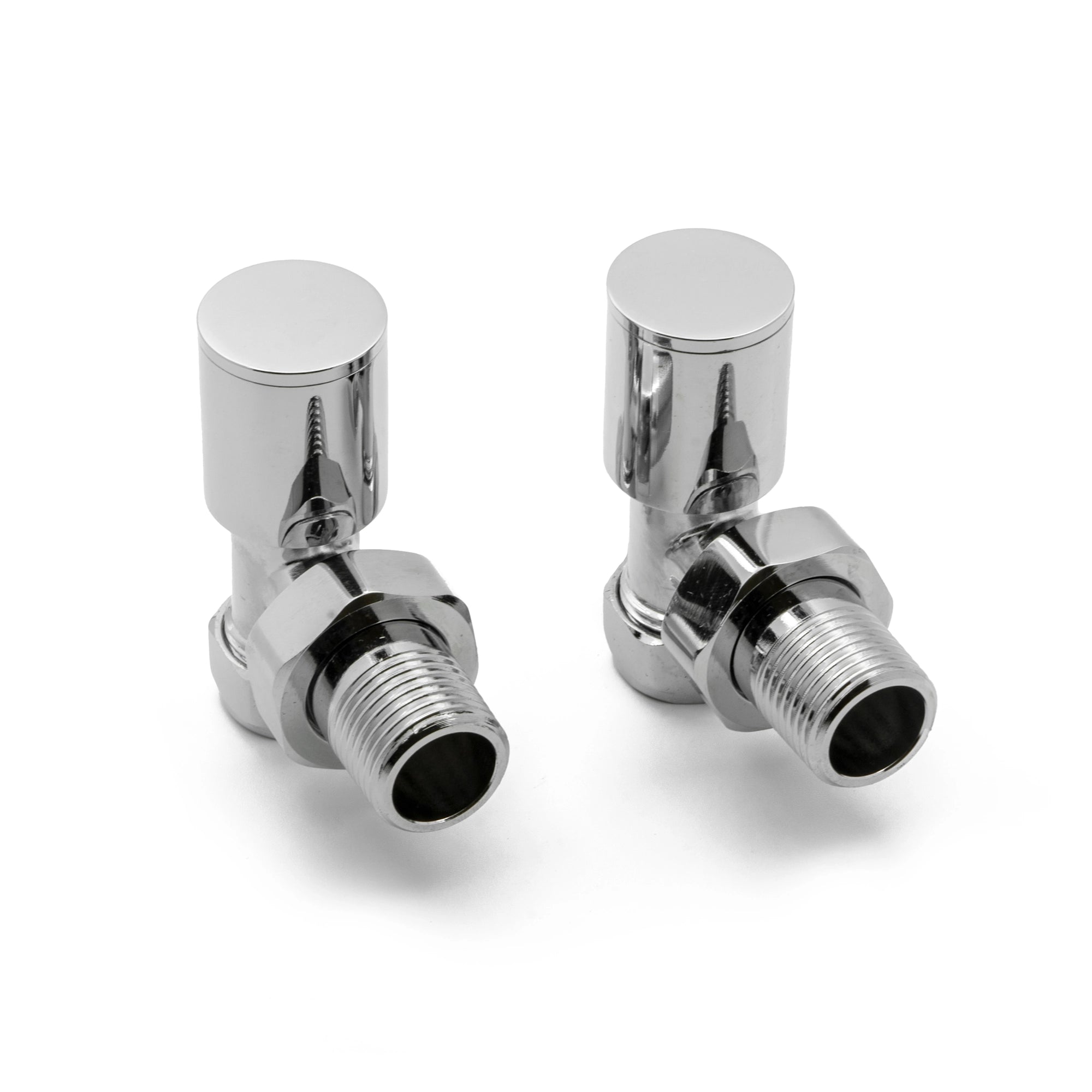 Portland Reina Angled Radiator Valves 15mm