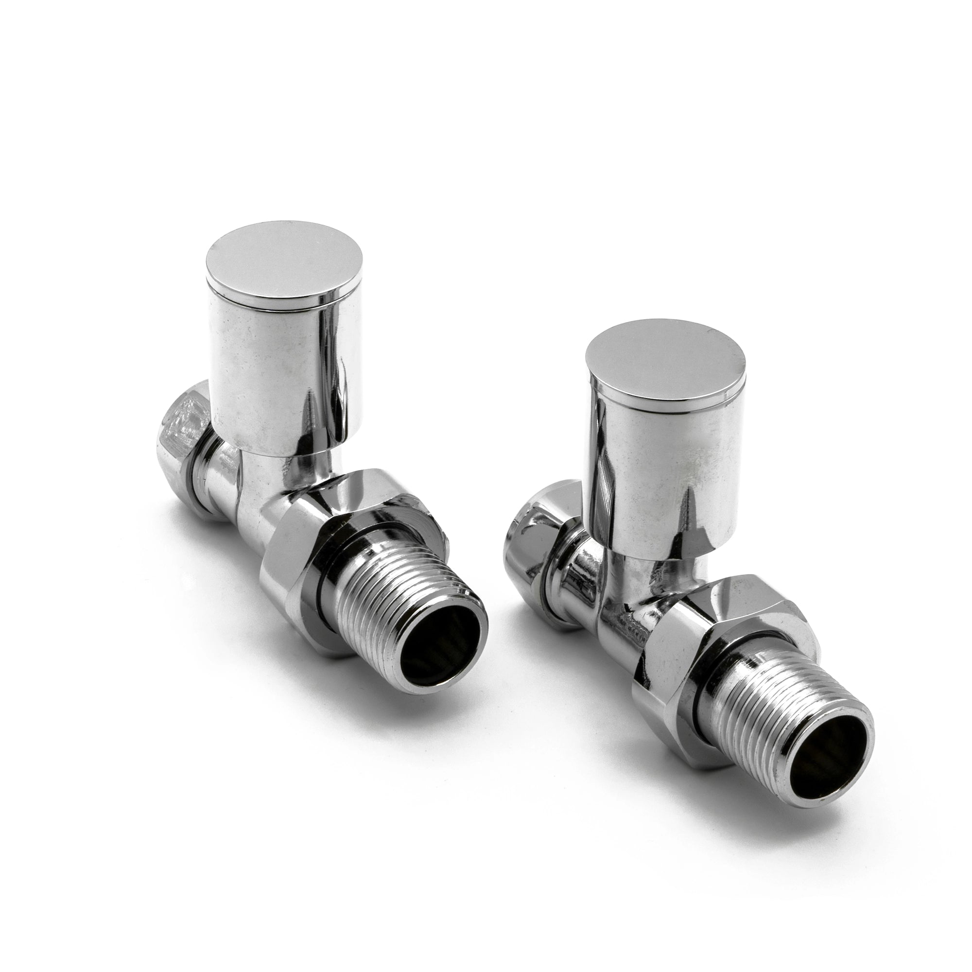 Portland Reina Straight Radiator Valves 15mm